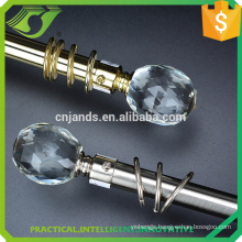 JNS crystal glass finials for curtain rods